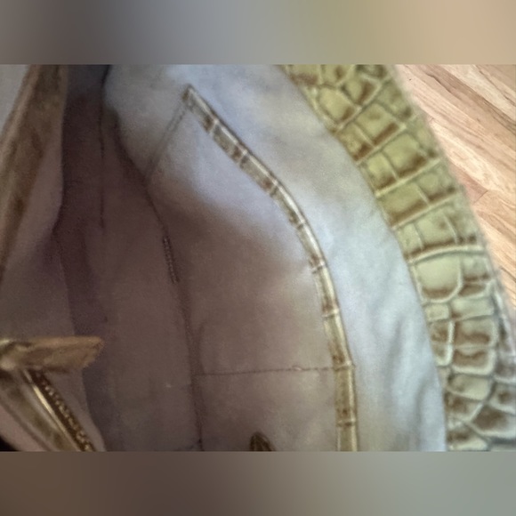 Brahmin toasted almond leather twist latch shoulder bag - Picture 12 of 15